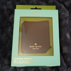 Kate Spade sticker pocket